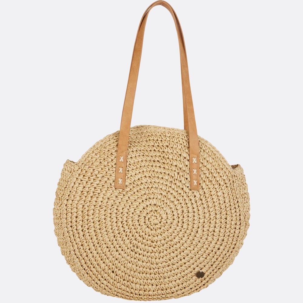 Billabong Round About Straw Tote Bag
